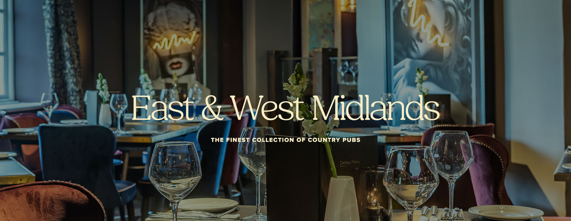 Country pubs in the East & West Midlands